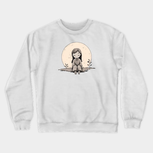 Moon Colours Crewneck Sweatshirt by stkUA